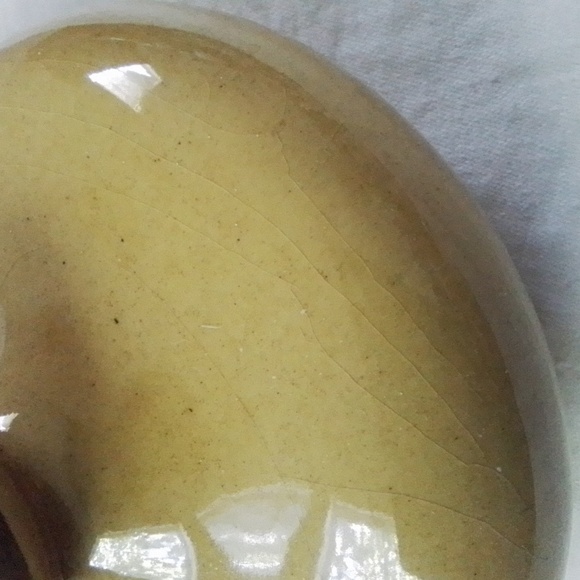 Vintage Los Angeles Potteries Yellow Ceramic Lidded Canister - Picture 5 of 8